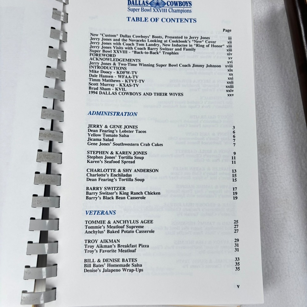 Lot of 6 - Church Cookbooks‎ + Dallas Cowboys Wives Recipes Cook Book Homecooked - Picture 5 of 5